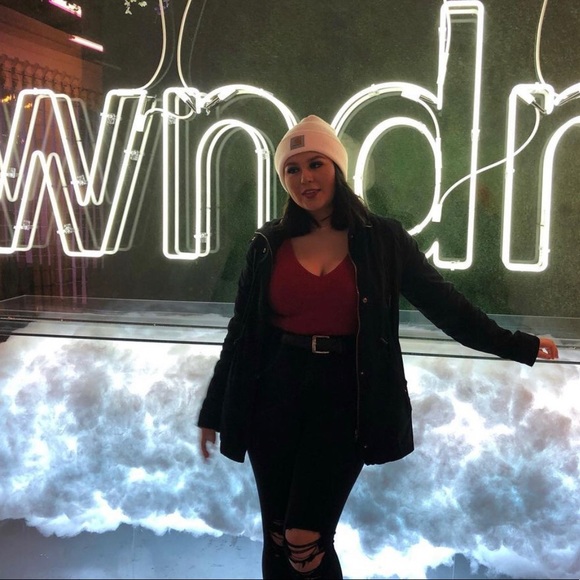 ✨Forever 21 Red Long sleeve bodysuit✨ - Picture 2 of 3